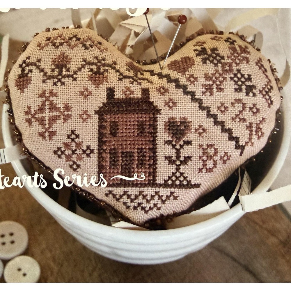 My Heart is Home by Blackbird Designs Small cross stitch pattern